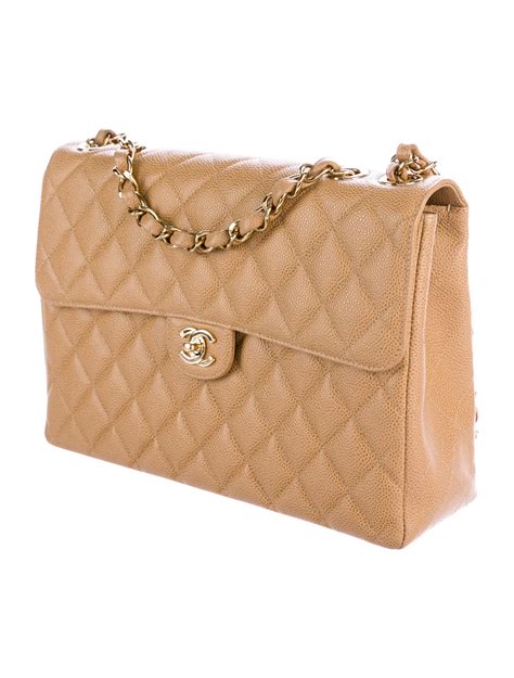 VINTAGE CHANEL SINGLE FLAP JUMBO IN